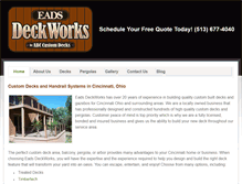 Tablet Screenshot of eadsdeckworks.com